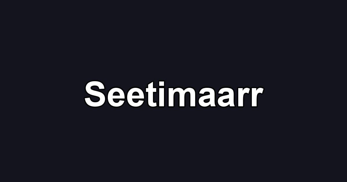 Seetimaarr