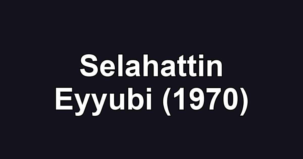 Selahattin Eyyubi (1970)
