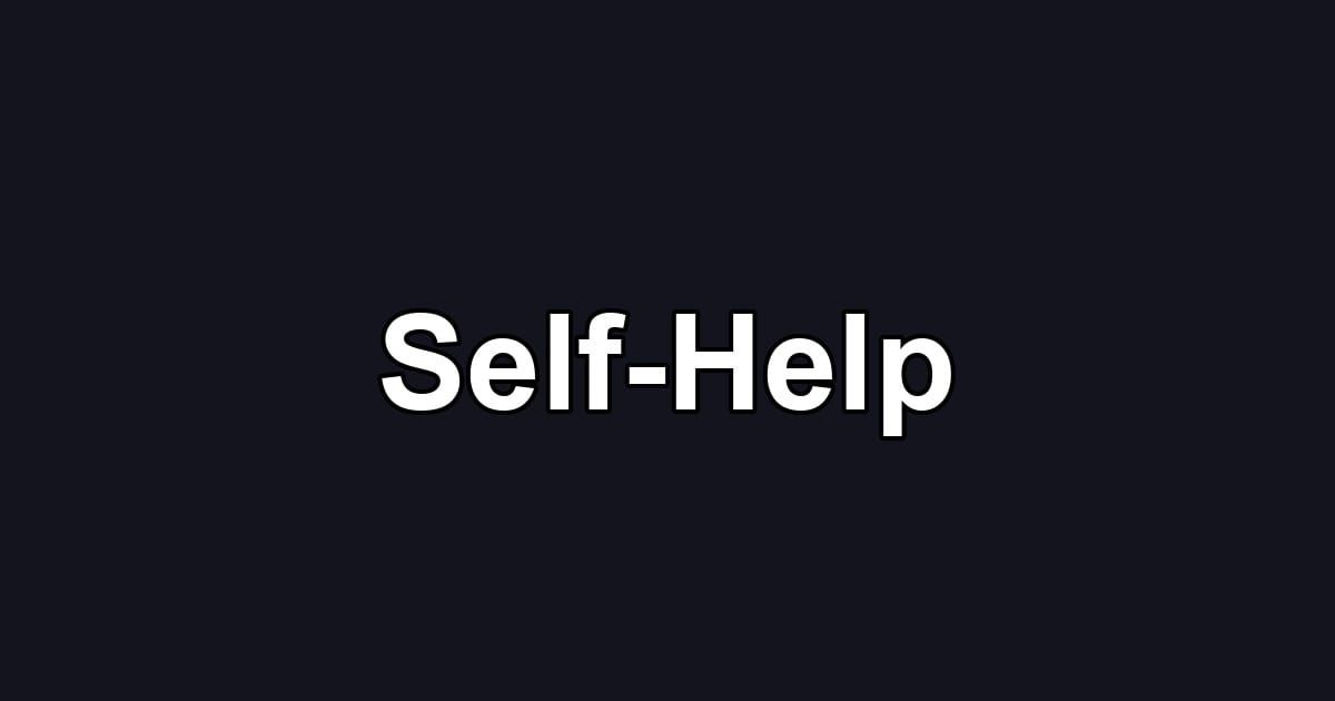 Self-Help