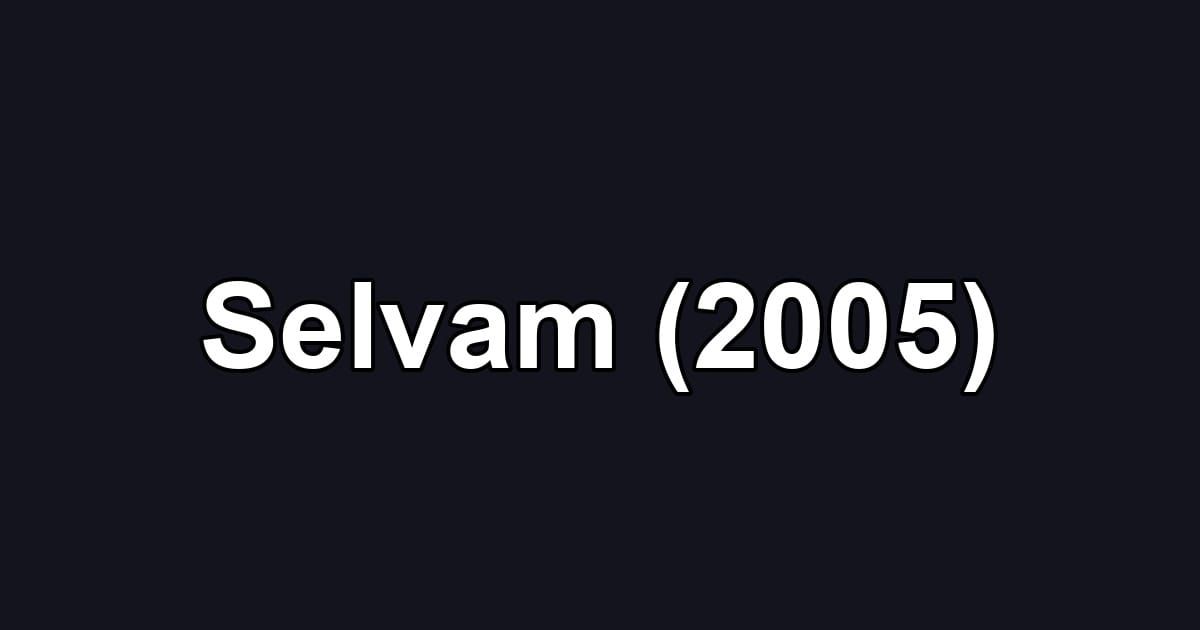 Selvam (2005)