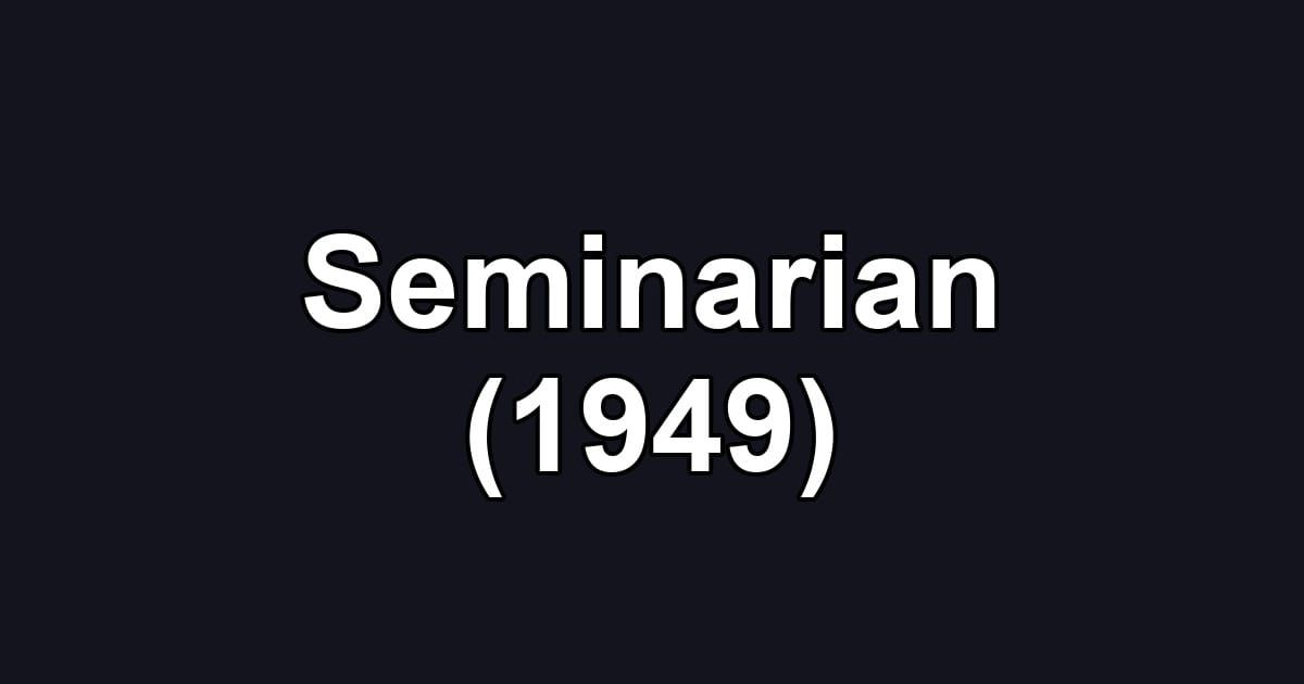 Seminarian (1949)