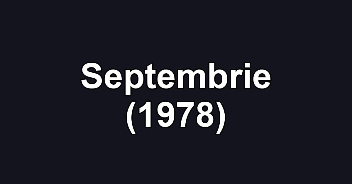 Septembrie (1978)