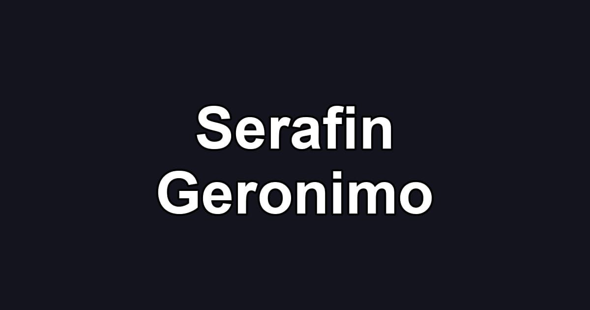 Serafin Geronimo