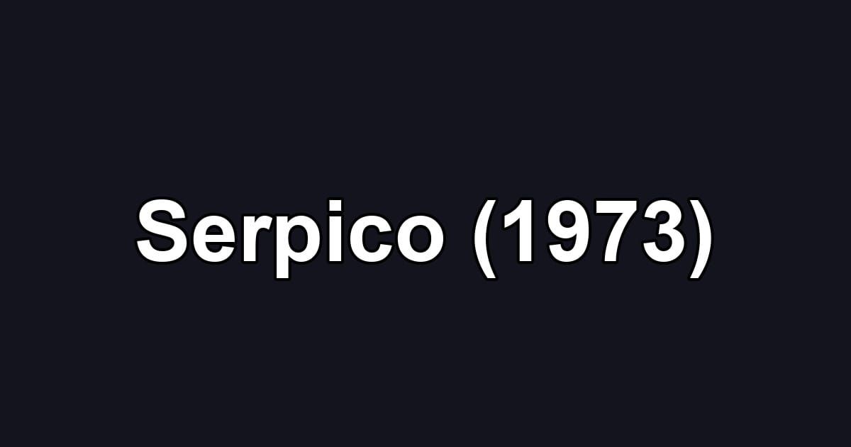 Serpico (1973)