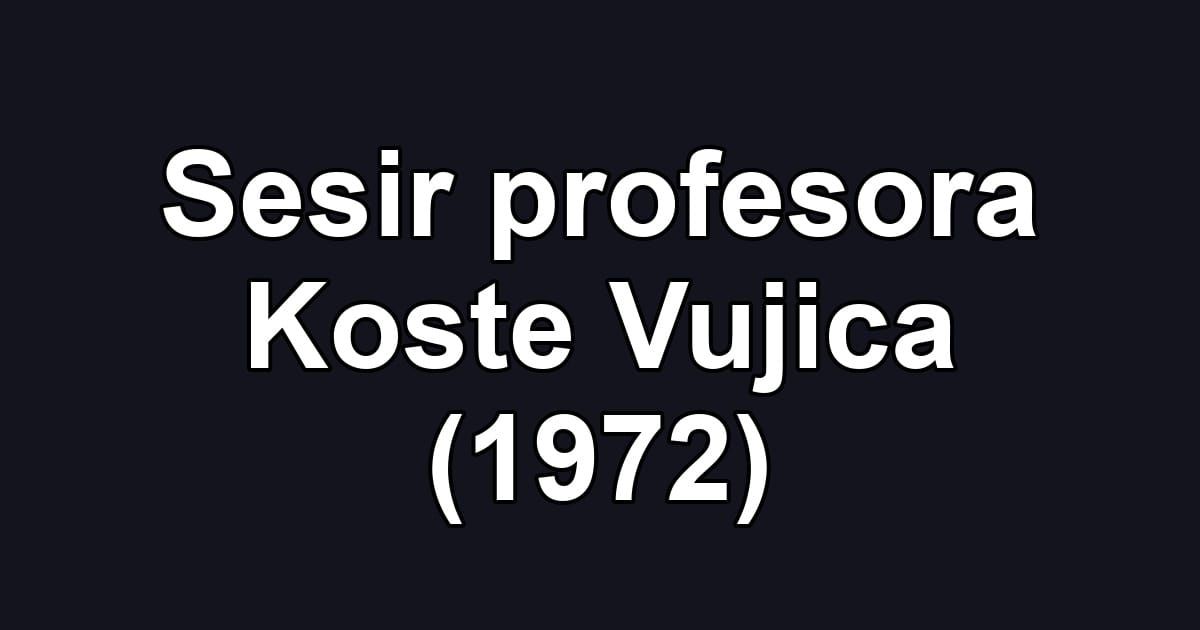 Sesir profesora Koste Vujica (1972)