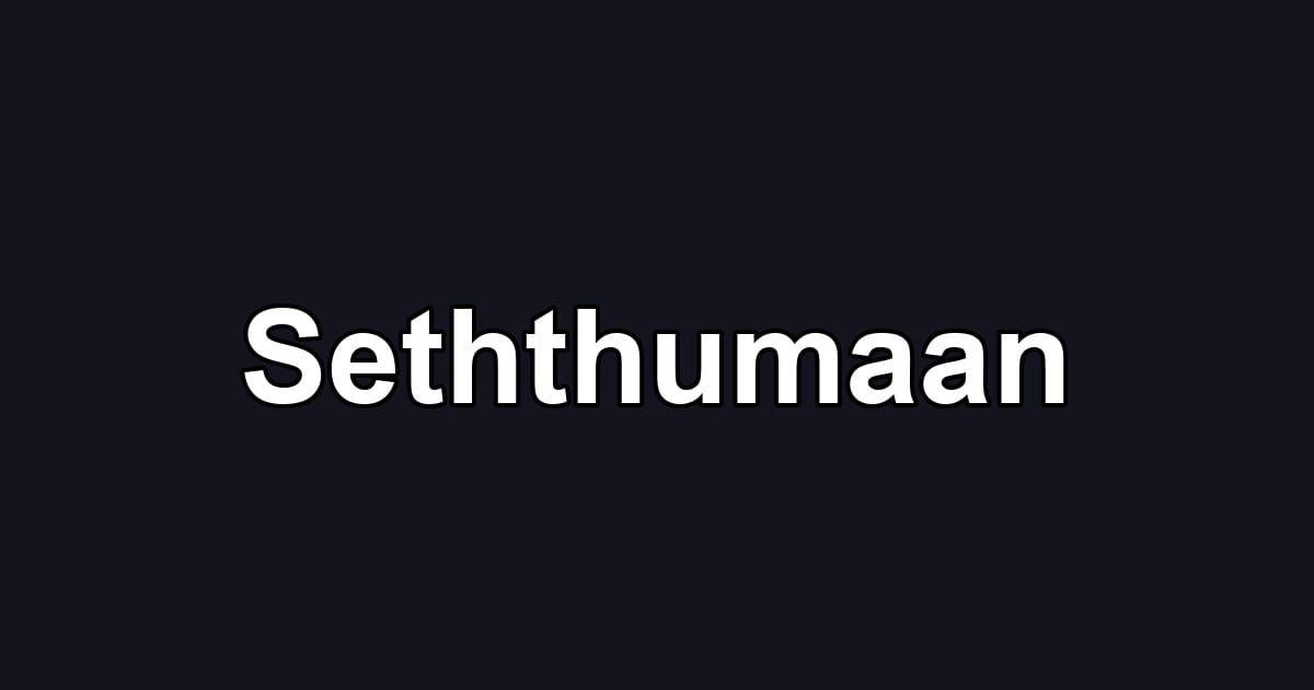 Seththumaan