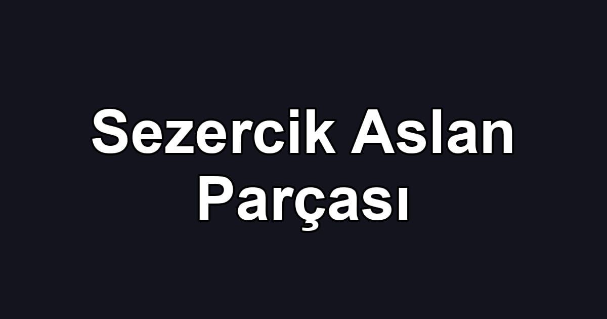 Sezercik Aslan Parçası