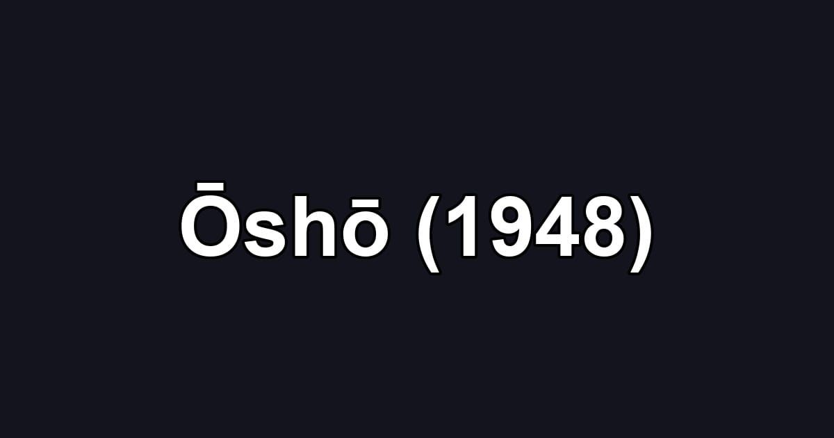 Ōshō (1948)