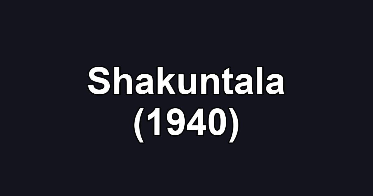Shakuntala (1940)