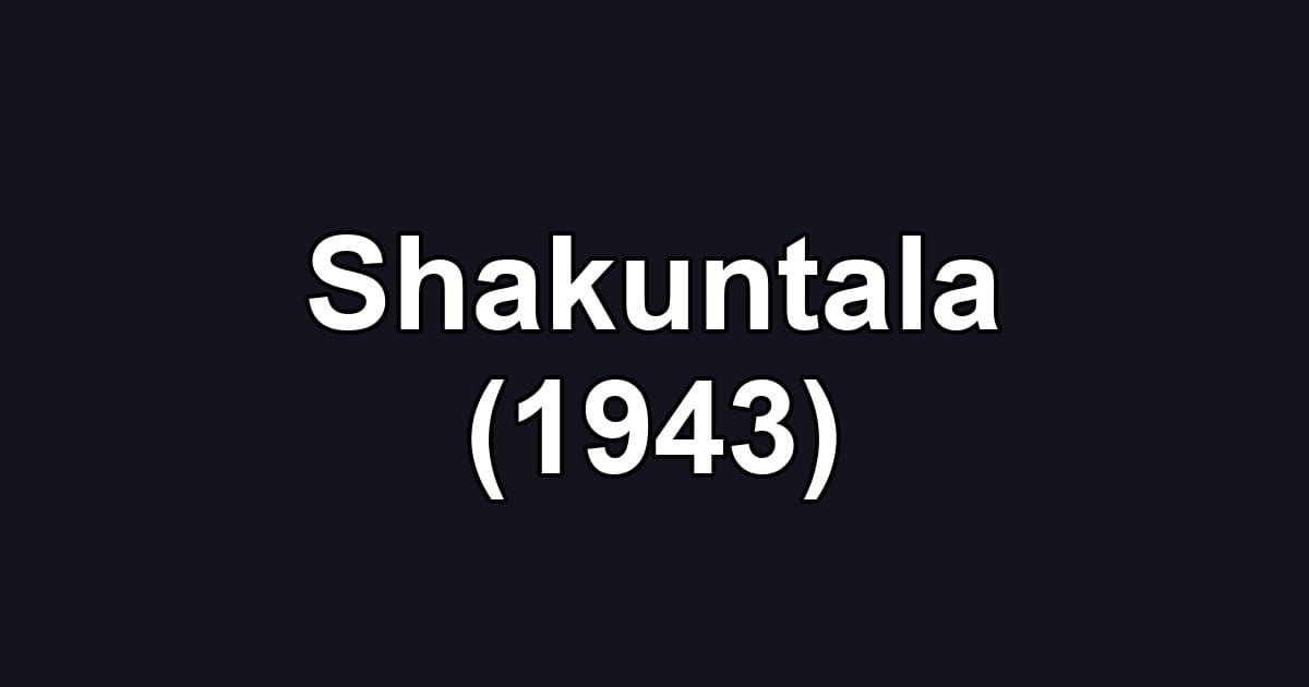 Shakuntala (1943)