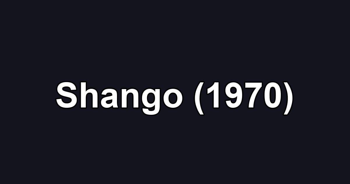 Shango (1970)