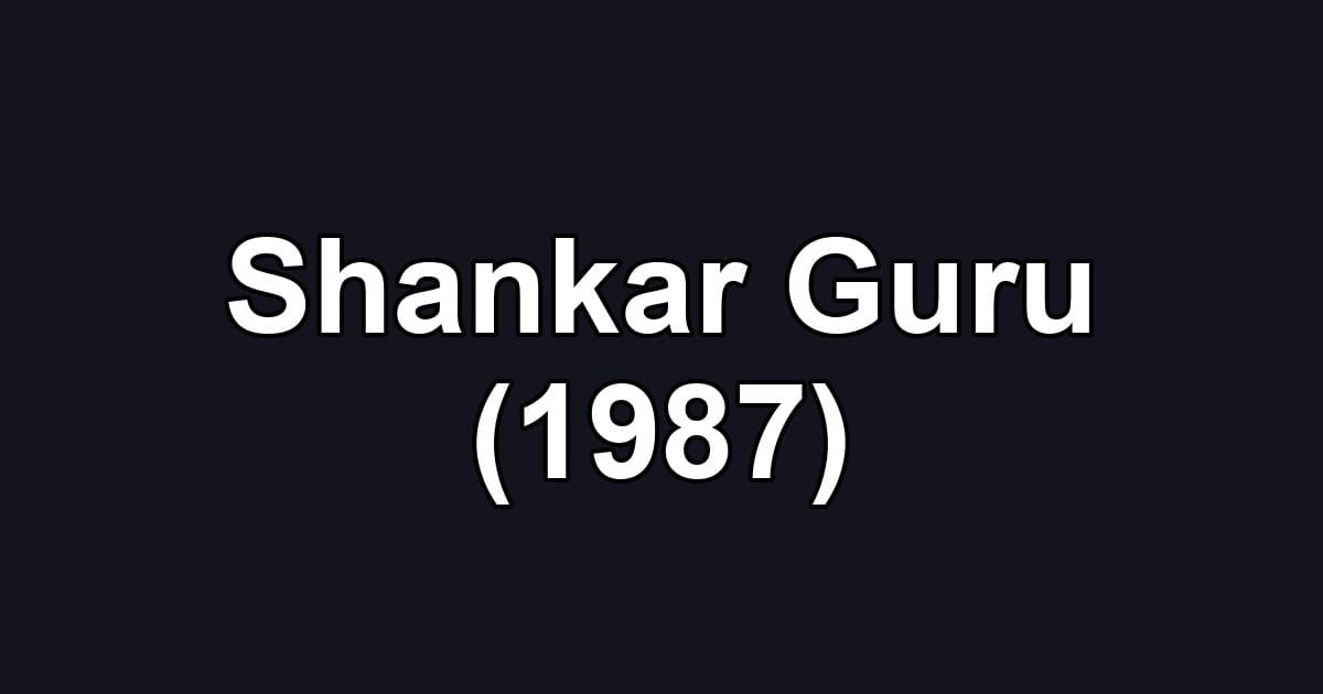 Shankar Guru (1987)