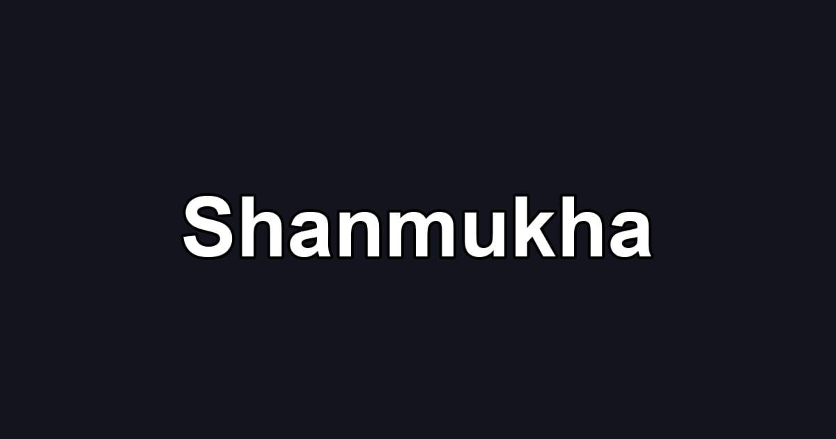 Shanmukha