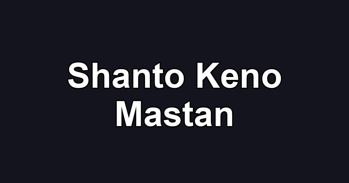 Shanto Keno Mastan