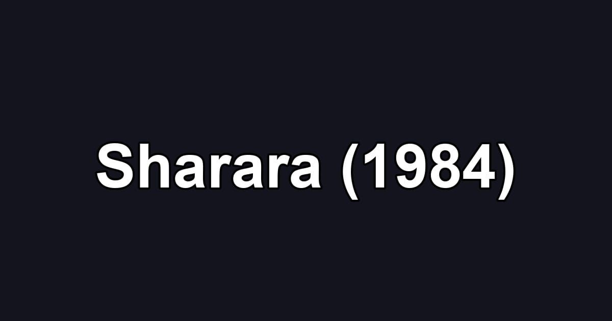 Sharara (1984)