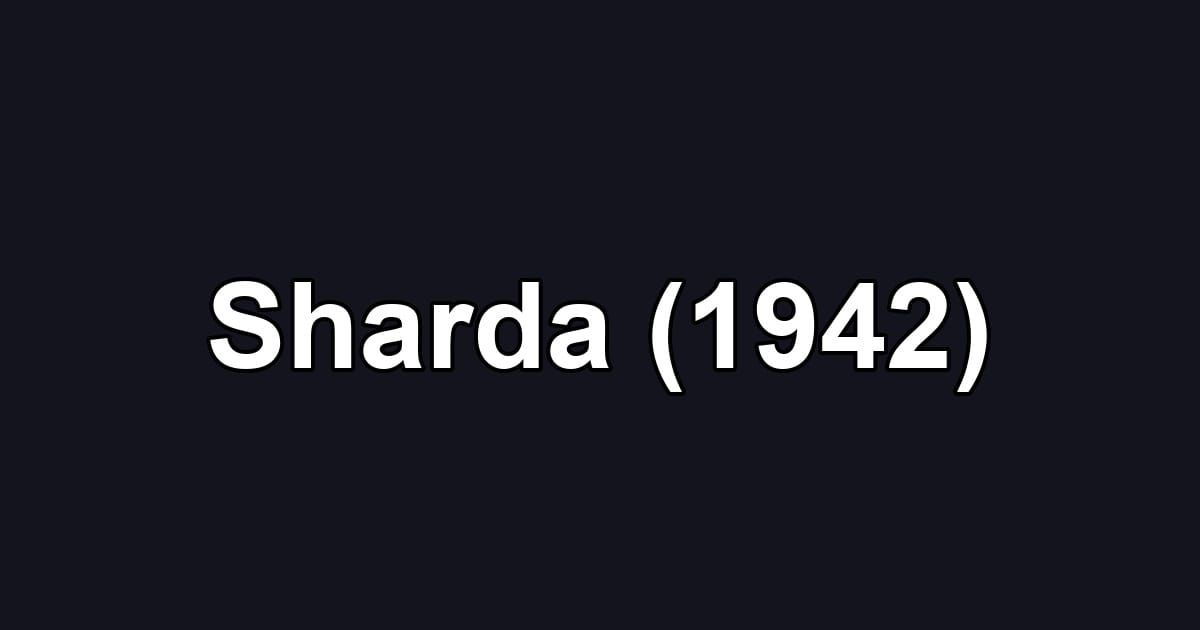 Sharda (1942)