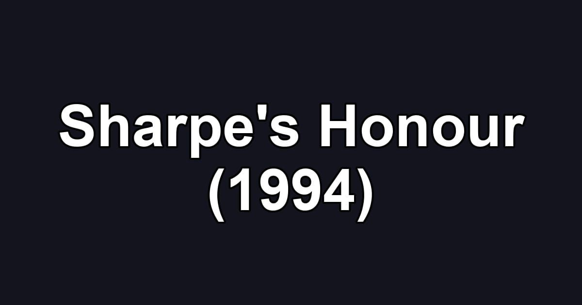 Sharpe's Honour (1994)