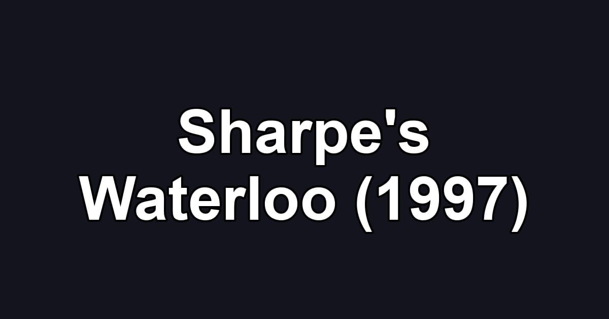 Sharpe's Waterloo (1997)