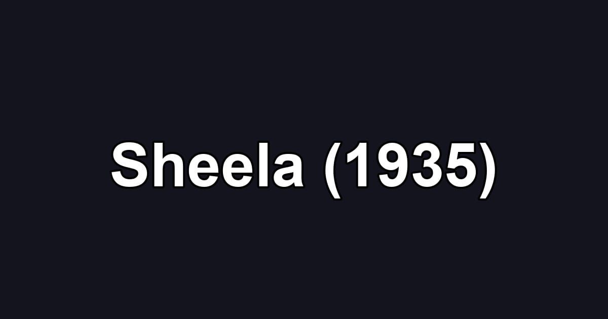 Sheela (1935)