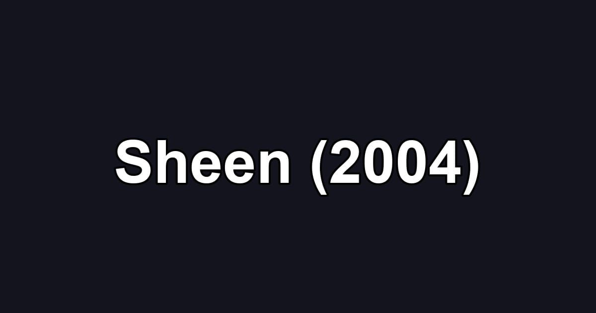 Sheen (2004)