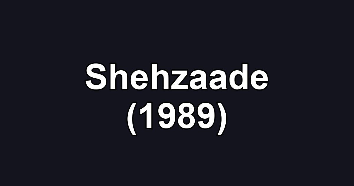 Shehzaade (1989)