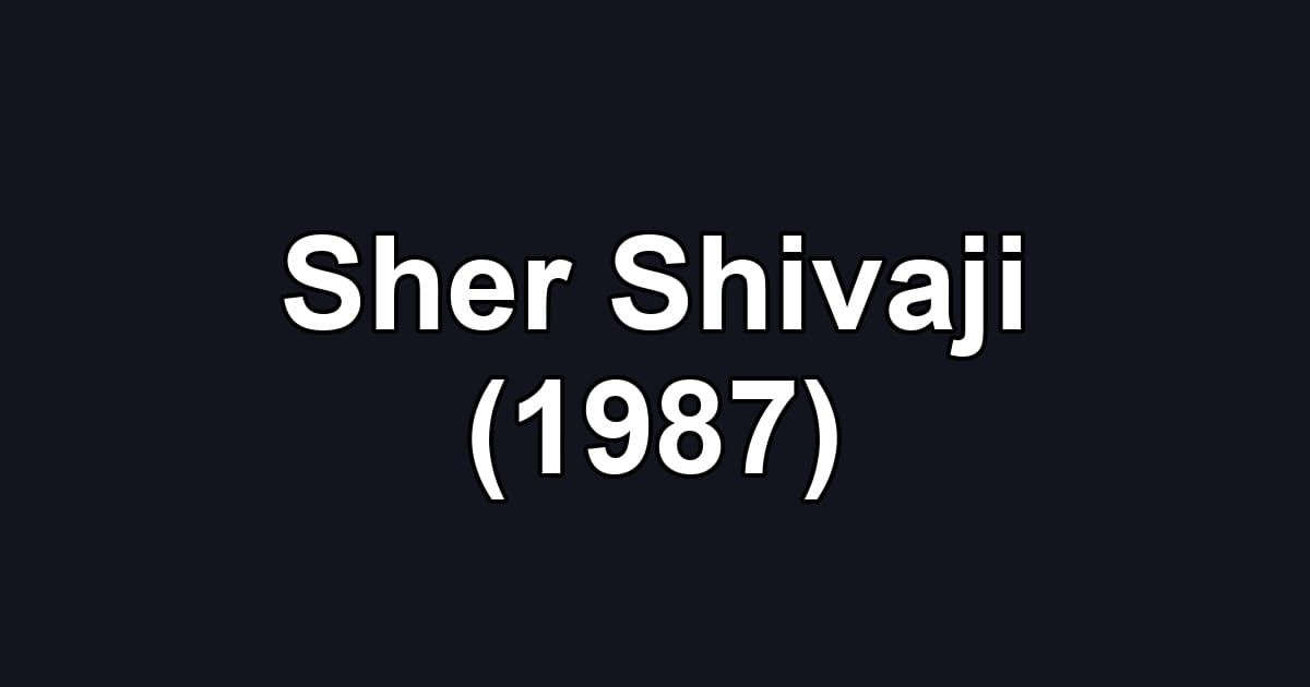 Sher Shivaji (1987)