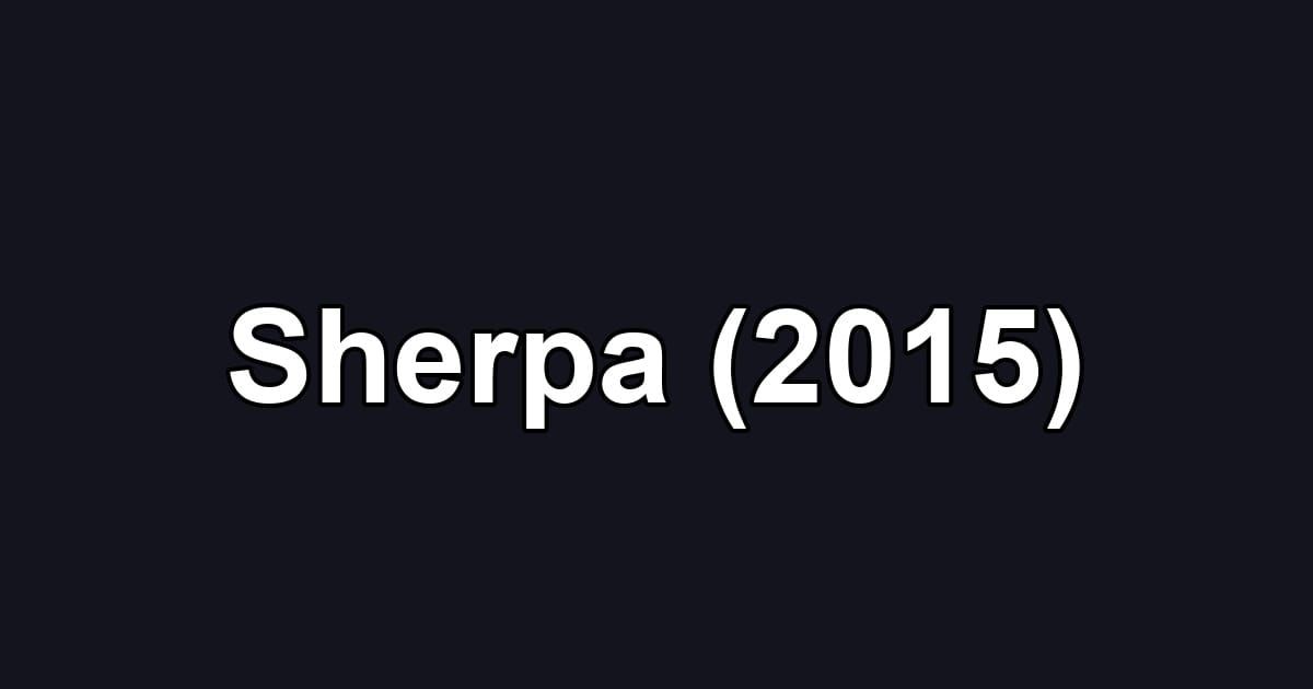 Sherpa (2015)