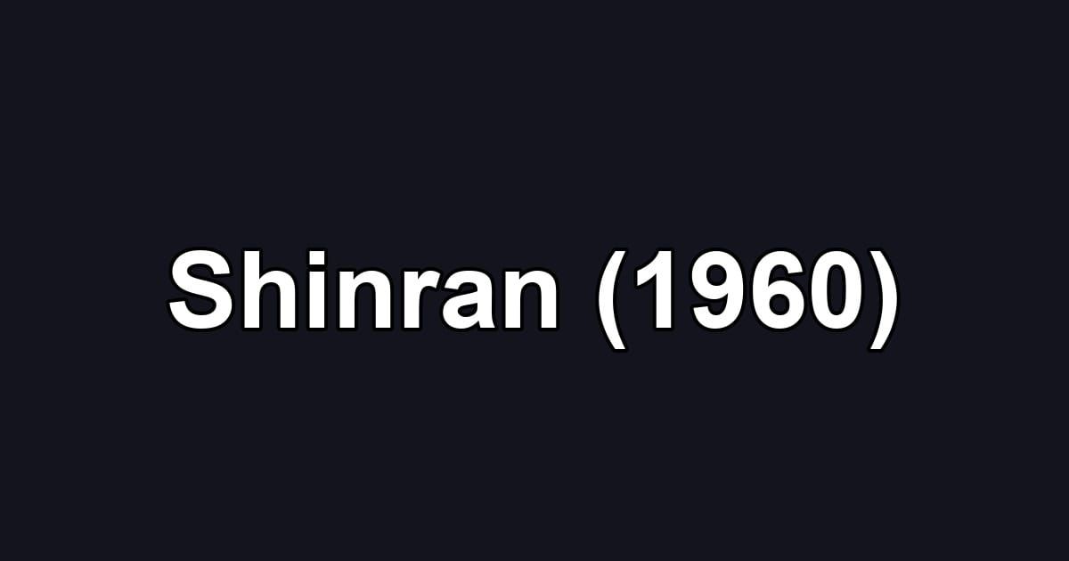 Shinran (1960)