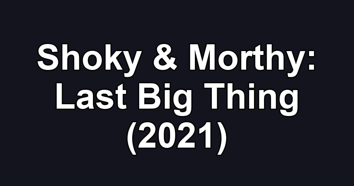 Shoky & Morthy: Last Big Thing (2021)