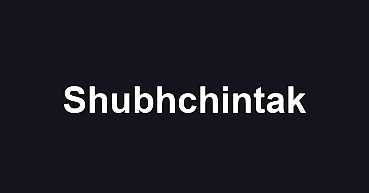 Shubhchintak