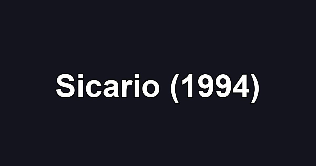 Sicario (1994)