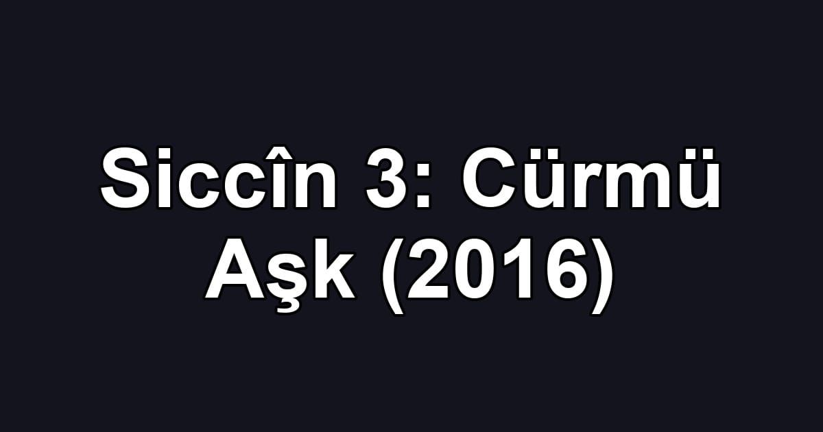 Siccîn 3: Cürmü Aşk (2016)