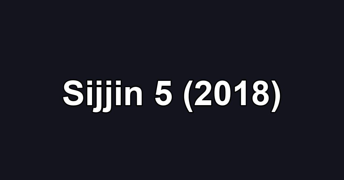 Sijjin 5 (2018)