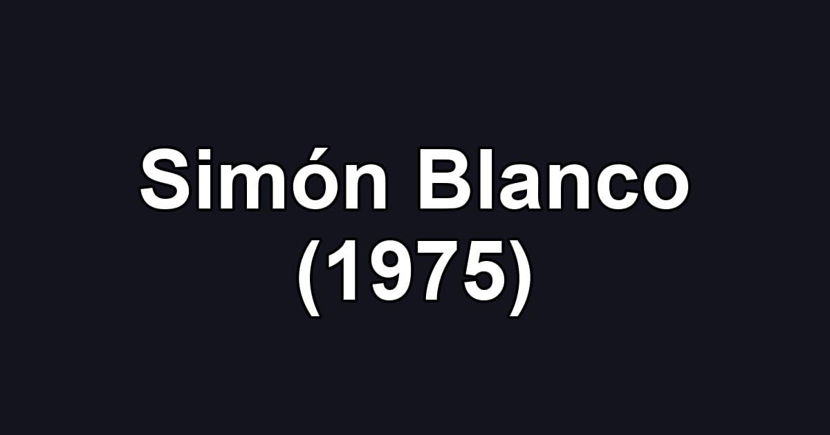 Simón Blanco (1975)