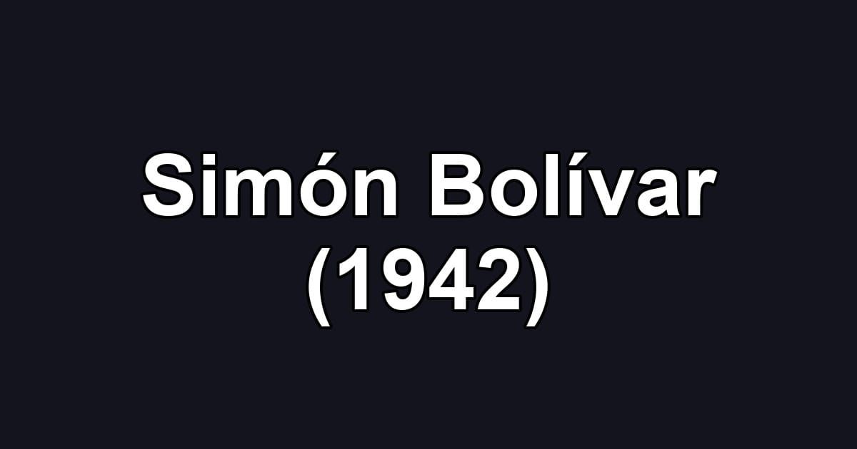 Simón Bolívar (1942)