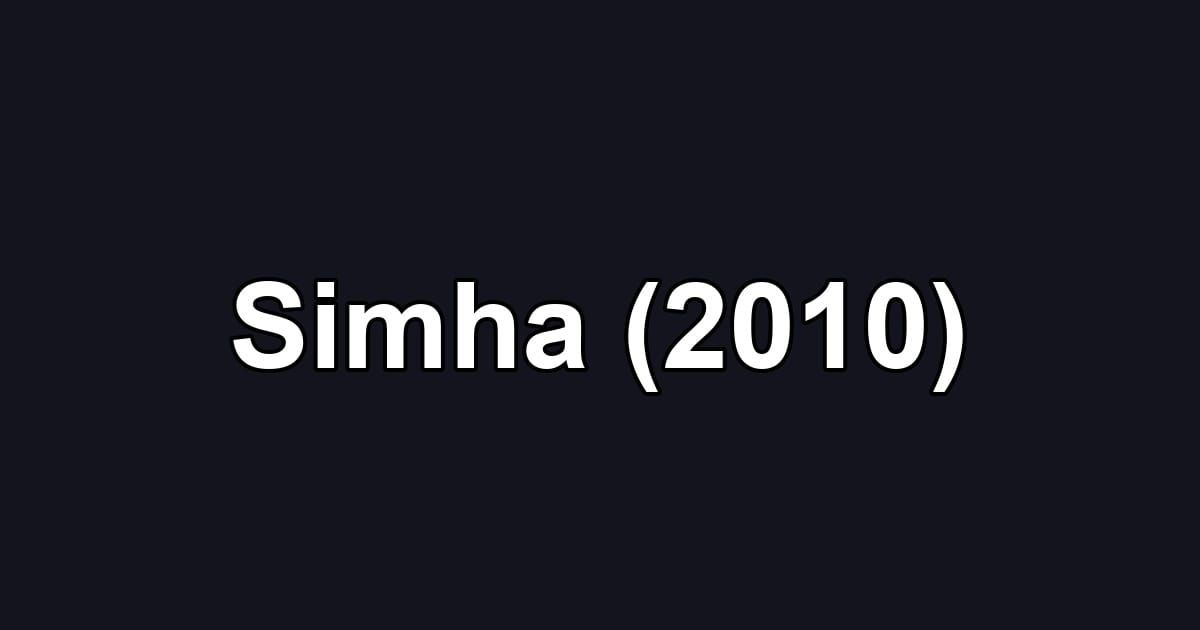 Simha (2010)