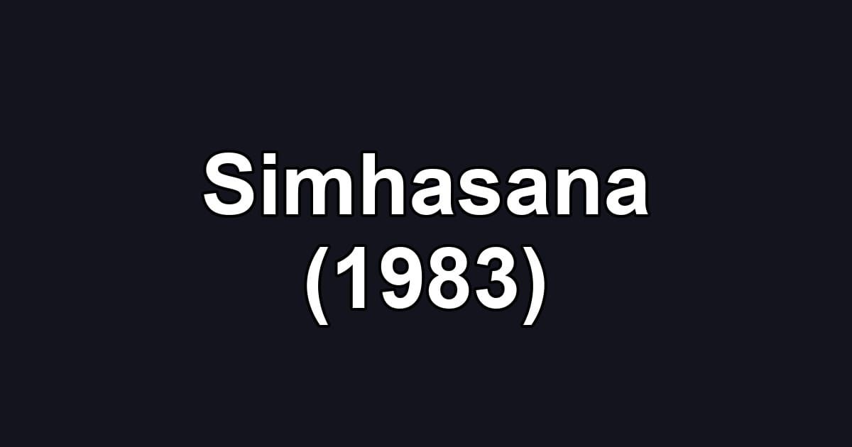 Simhasana (1983)