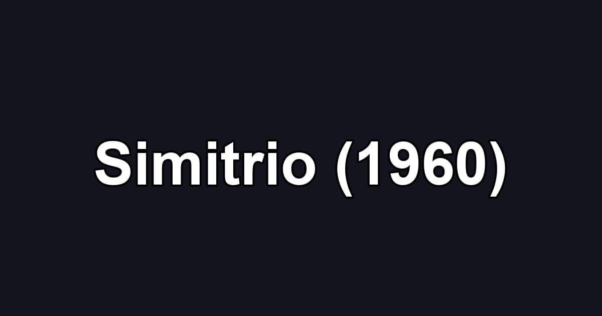 Simitrio (1960)