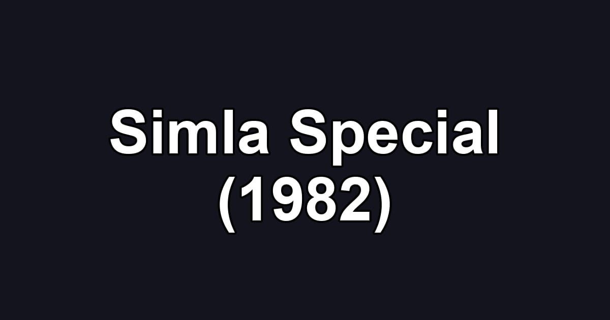 Simla Special (1982)