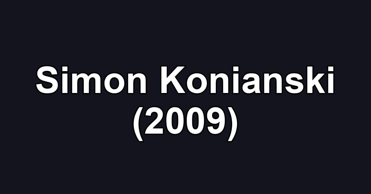 Simon Konianski (2009)