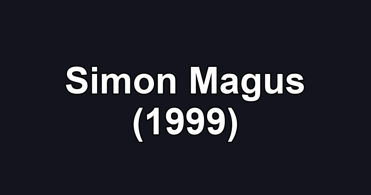 Simon Magus (1999)
