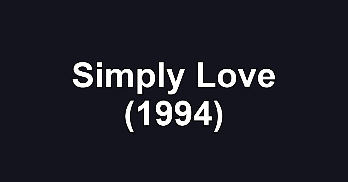 Simply Love (1994)