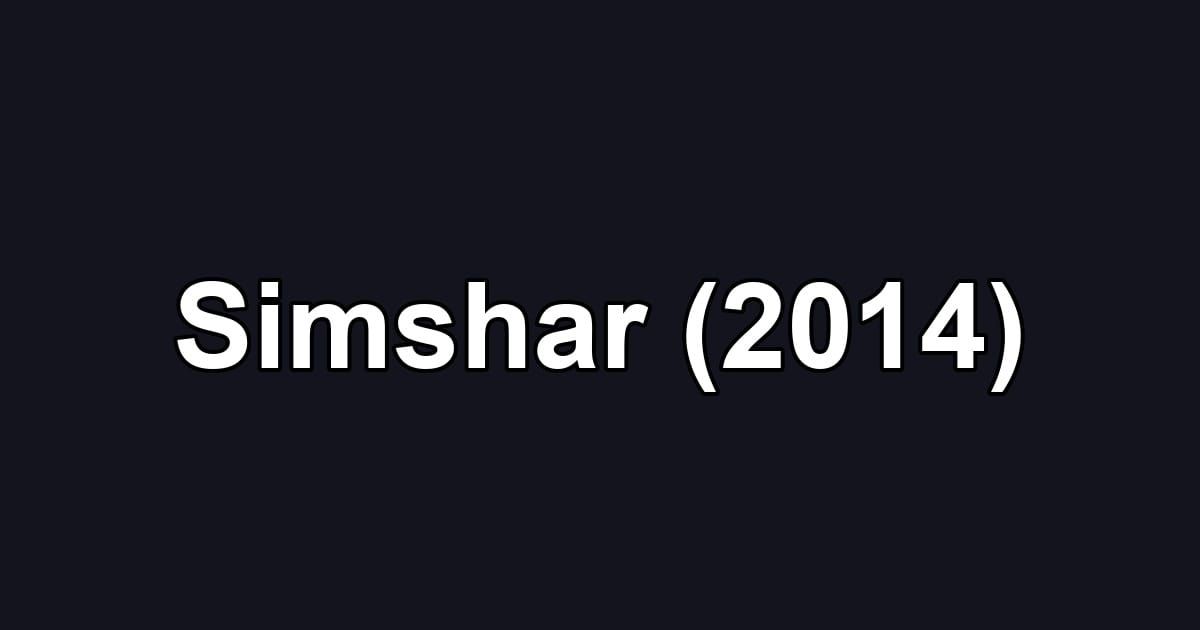 Simshar (2014)