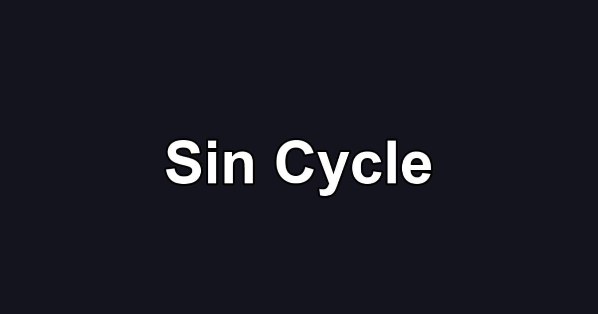 Sin Cycle