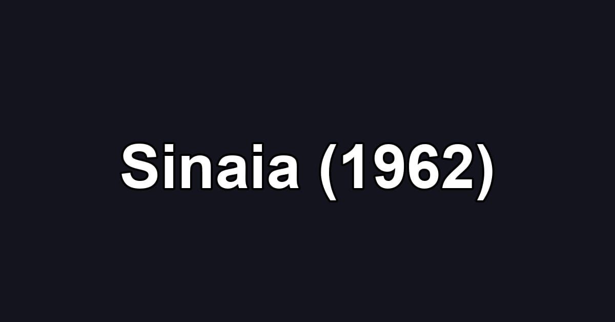 Sinaia (1962)