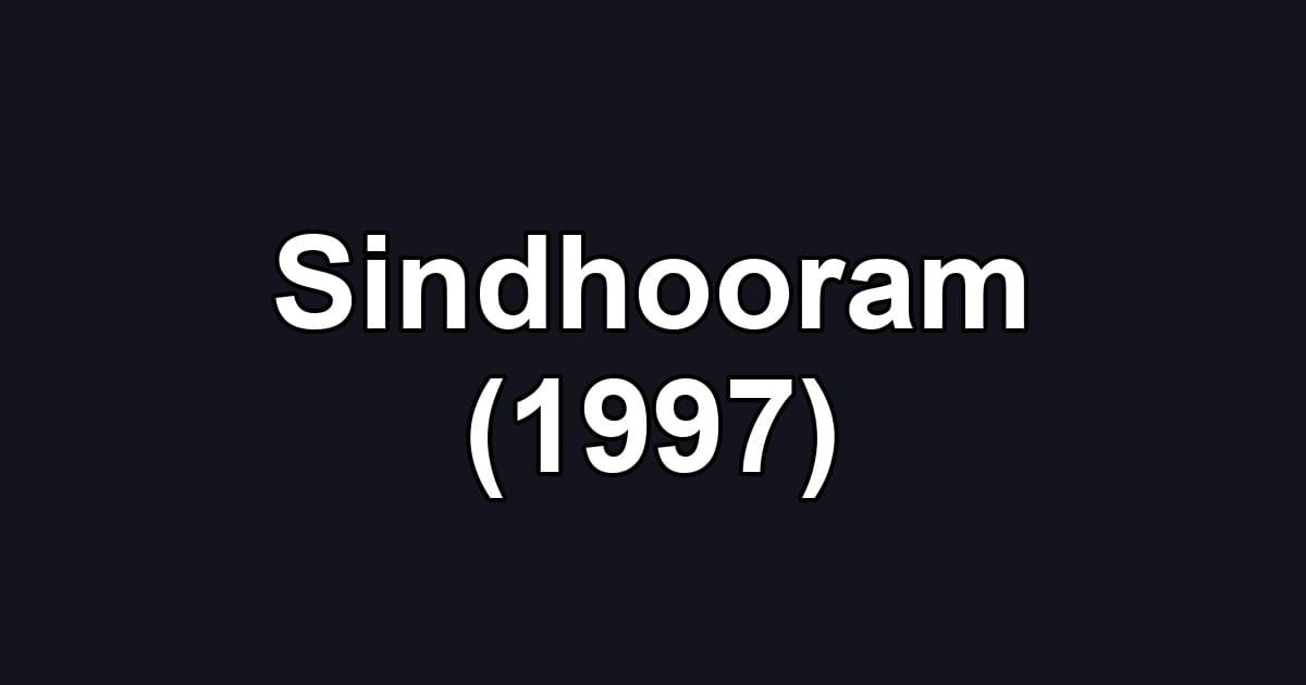 Sindhooram (1997)