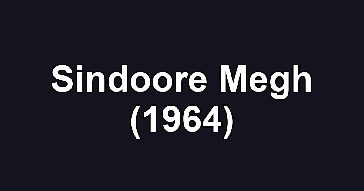 Sindoore Megh (1964)