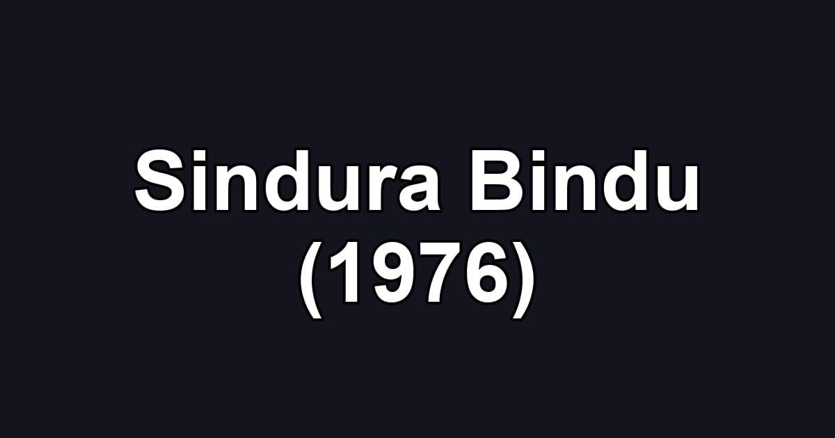 Sindura Bindu (1976)
