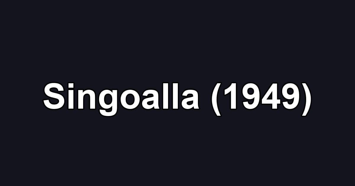 Singoalla (1949)