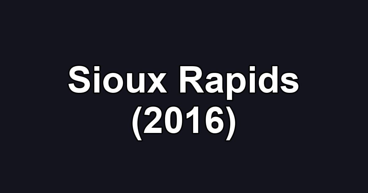 Sioux Rapids (2016)
